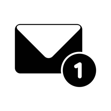 Uyarı Glyph Vektör Simgesi Tasarımı