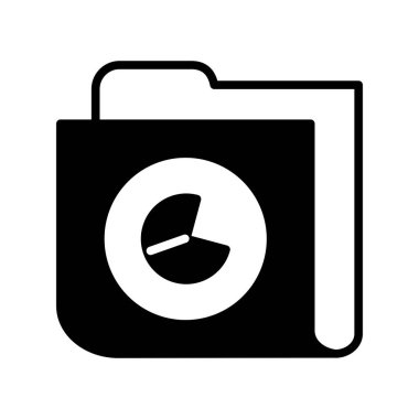 Turta Dizini Glyph Vektör Simgesi Tasarımı