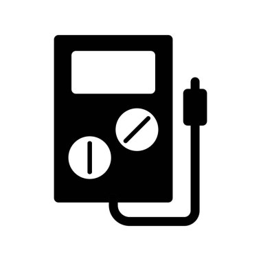 Testçi Glyph Vektör Simgesi Tasarımı