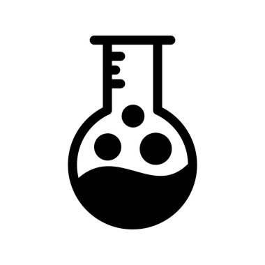 Deney Kabartma Vektörü Simgesi Tasarımı