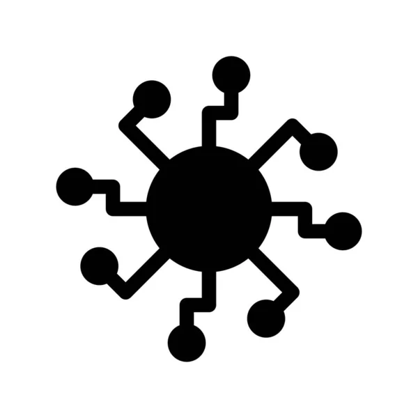 Круговая Глифосовская Икона — стоковый вектор