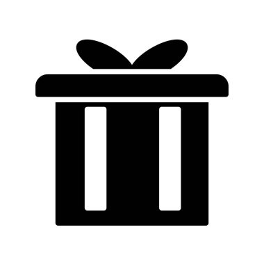 Hediye Kabartma Vektörü Simgesi Tasarımı
