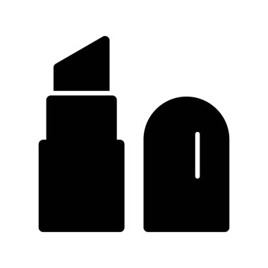 Ruj Glyph Vektör Simgesi Tasarımı