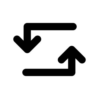 Döngü Kabartma Vektörü Simgesi Tasarımı