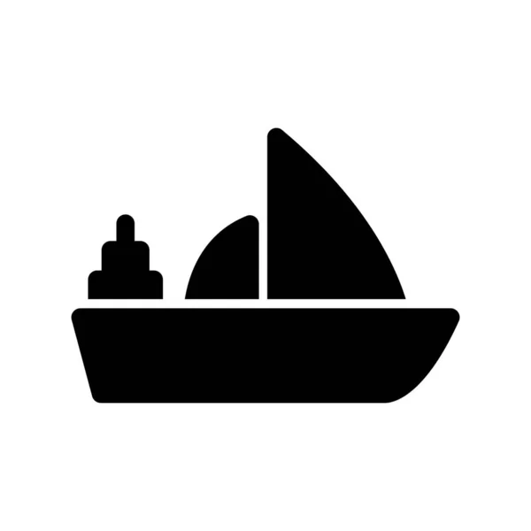 船舶象形文字矢量图标设计 — 图库矢量图片