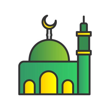 Cami Gradyan Vektör Simgesi Tasarımı