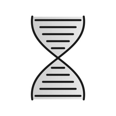 DNA Doldurulmuş Gradyan Vektör Simgesi Tasarımı
