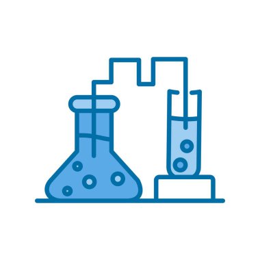 Mavi Vektör Simgesi Tasarımı Laboratuvarı