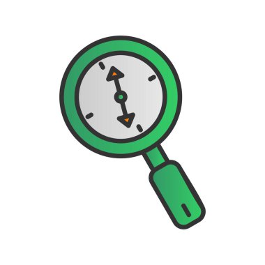 İçi Dolu Gradyan Vektör Simgesi Tasarımı