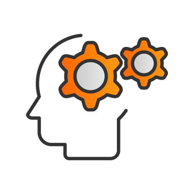 Bilgi Doldurulmuş Gradyan Vektör Simgesi Tasarımı