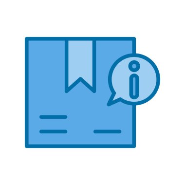 Teslimat Mavi Vektör Simgesi Tasarımı