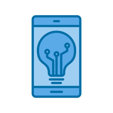 Mavi Vektör Simgesi Tasarımı Teknolojisi