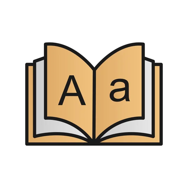 Alphabet Γεμάτο Gradient Vector Icon Desig — Διανυσματικό Αρχείο