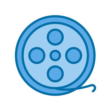 Mavi Vektör Simgesi Tasarımı