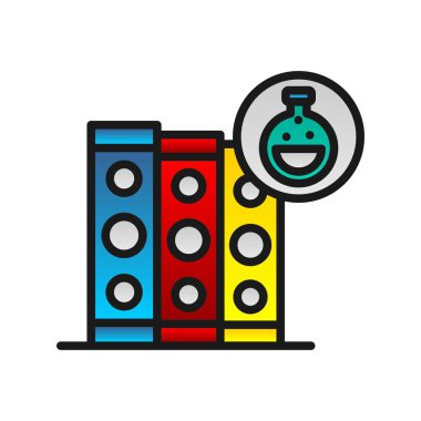 Bilim Gradyan Vektör Simgesi Tasarımı