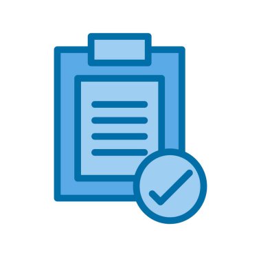 Kene Doldurulmuş Mavi Vektör Simgesi Tasarımı