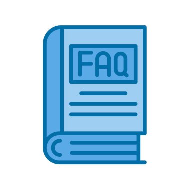 Mavi Vektör Simgesi Tasarımı