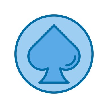 Mavi Vektör Simgesi Tasarımı