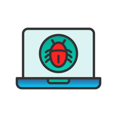 Hata Doldurulmuş Gradyan Vektör Simgesi Tasarımı