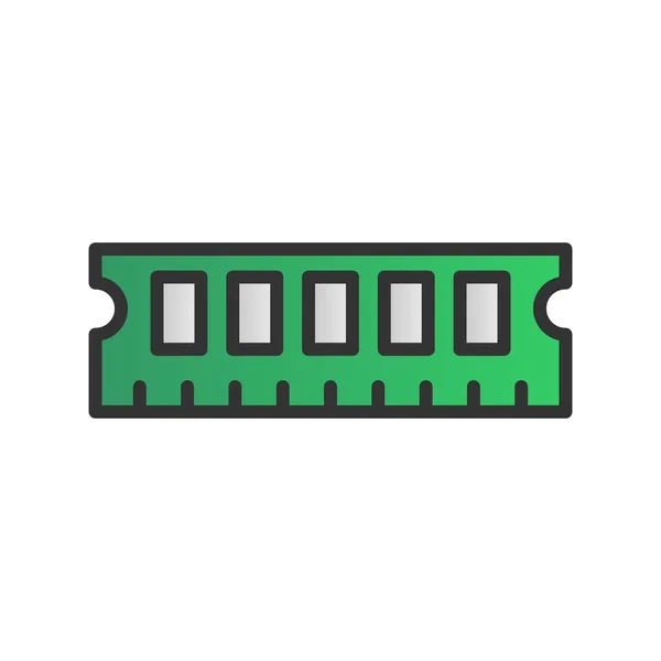 Ram填充梯度矢量Icon设计 — 图库矢量图片