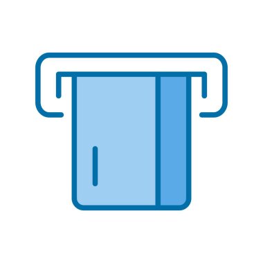 ATM Mavi Vektör Simgesi Tasarımı