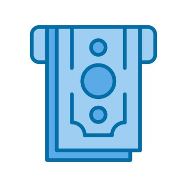 Doldurulmuş Mavi Vektör Simgesi Desig 'i Geri Al