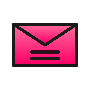  Zarf Doldurulmuş Gradyan Vektör Simgesi Tasarımı 