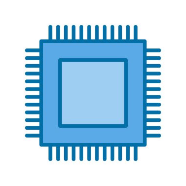 Mavi Vektör Simgesi Tasarımı