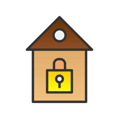 Koruma Satırı Gradyan Vektör Simgesi Tasarımı