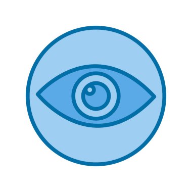 Mavi Vektör Simgesi Tasarımı