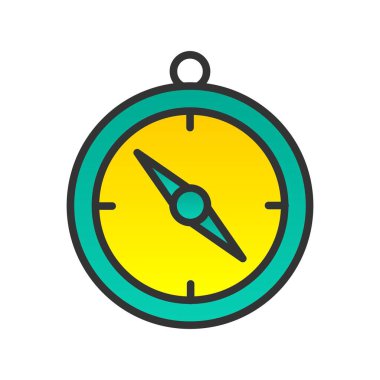 Yönlendirme Göstergesi Satırı Gradyan Vektör Simgesi Tasarımı