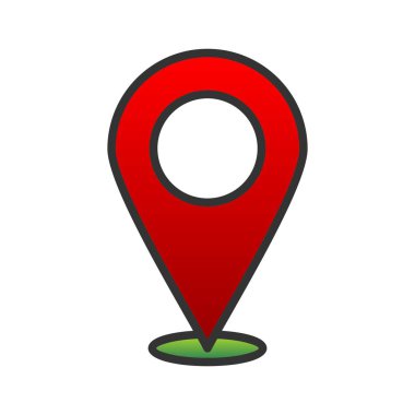 Yer Tutucu Satırı Gradyan Vektör Simgesi Tasarımı