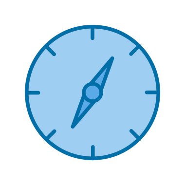 Yönetmen Mavi Vektör Simgesi Tasarımı