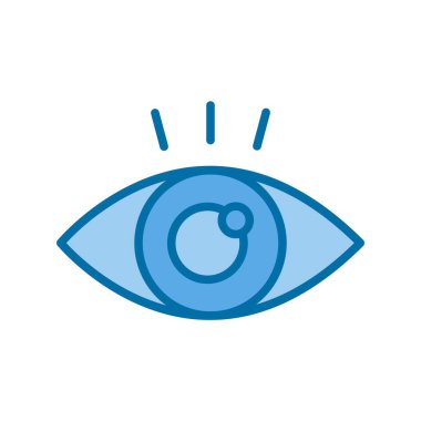 Mavi Vektör Simgesi Tasarımı