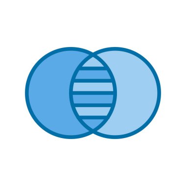 Pigment Mavi Vektör Simgesi Tasarımı