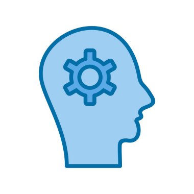 Dolu Mavi Vektör Simgesi Tasarımı Ayarlanıyor