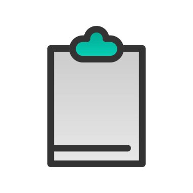 Pano Doldurulmuş Gradyan Vektör Simgesi Tasarımı