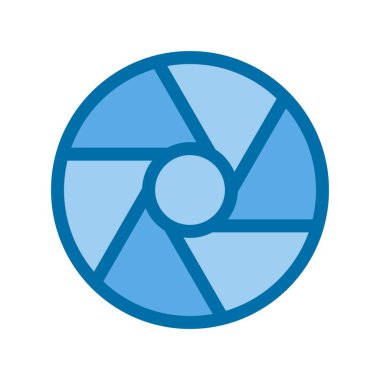 Doldurulmuş Mavi Vektör Simgesi Tasarımı 'nı çek