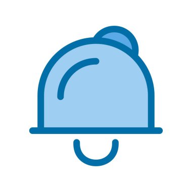 Mavi Vektör Simgesi Tasarımı Dolu Yüzük