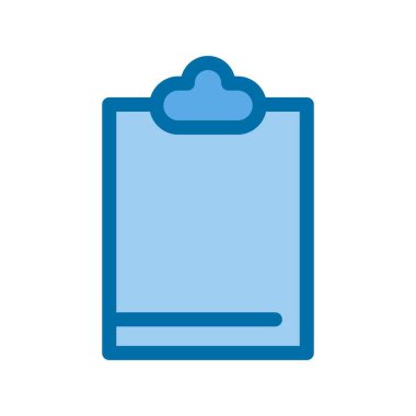 Mavi Vektör Simgesi Tasarımı Dolu Pano