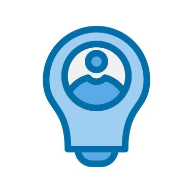 Mavi Vektör Simgesi Tasarımı