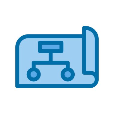 Mavi Vektör Simgesi Tasarımı Projesi