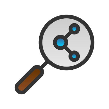 Paylaşılan Gradyan Vektör Simgesi Tasarımı