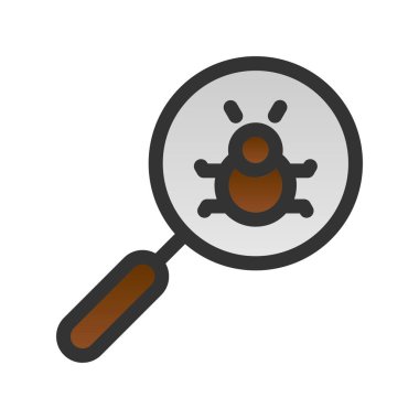 Hata Doldurulmuş Gradyan Vektör Simgesi Tasarımı