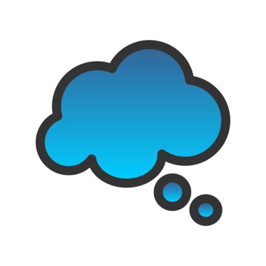 Rüya Doldurulmuş Gradyan Vektör Simgesi Tasarımı