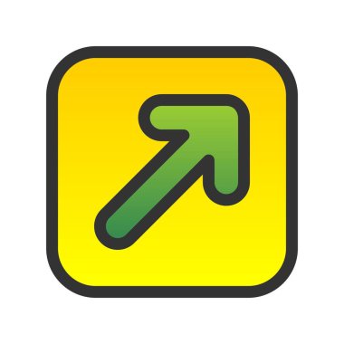 Yönlendirme Gradyan Vektör Simgesi Tasarımı