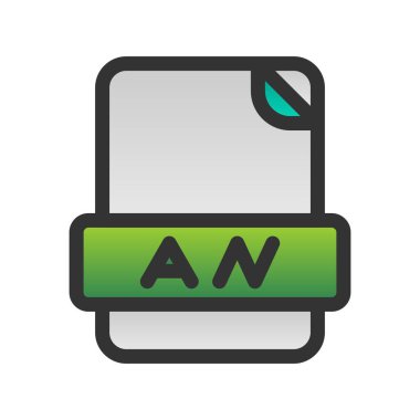 Canlandırılmış Gradyan Vektör Simgesi Tasarımı