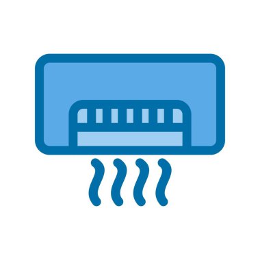 AC Mavi Vektör Simgesi Tasarımı