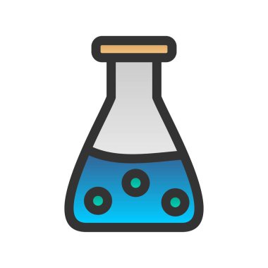 Matara Doldurulmuş Gradyan Vektör Simgesi Tasarımı