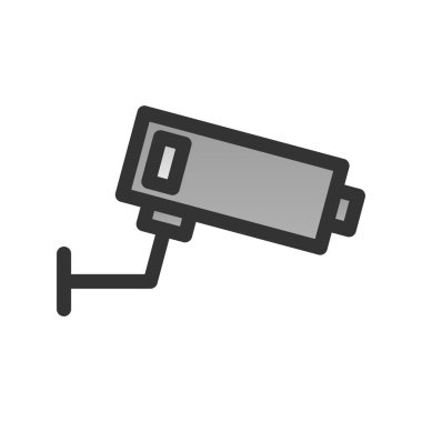 CCTV Gradyan Vektör Simgesi Tasarımı